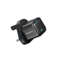 Powerology 20W Single C Port PD Charger UK - Black.webp