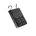 [PWCUQC029] Powerology 2500w 4 AC Power Strip with Built-In Retractable Cables - Black.webp