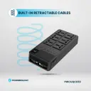 Powerology 2500W 6AC Power Strip with Built-In Retractable Cables - Black (3).webp