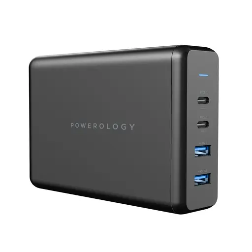 [P156PDQCUKBK] Powerology 4-Output 156W Quick Charging Power Terminal.webp