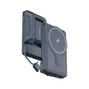 [PPBCHA32GY] Powerology 5000mAh Power Bank With Magnetic Wireless Charger Car Mount (Gray).webp