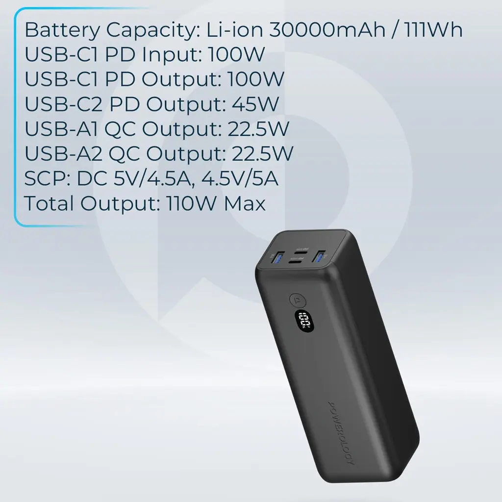 Powerology Onyx 30000mAh Dual USB-C Power Bank (3).webp