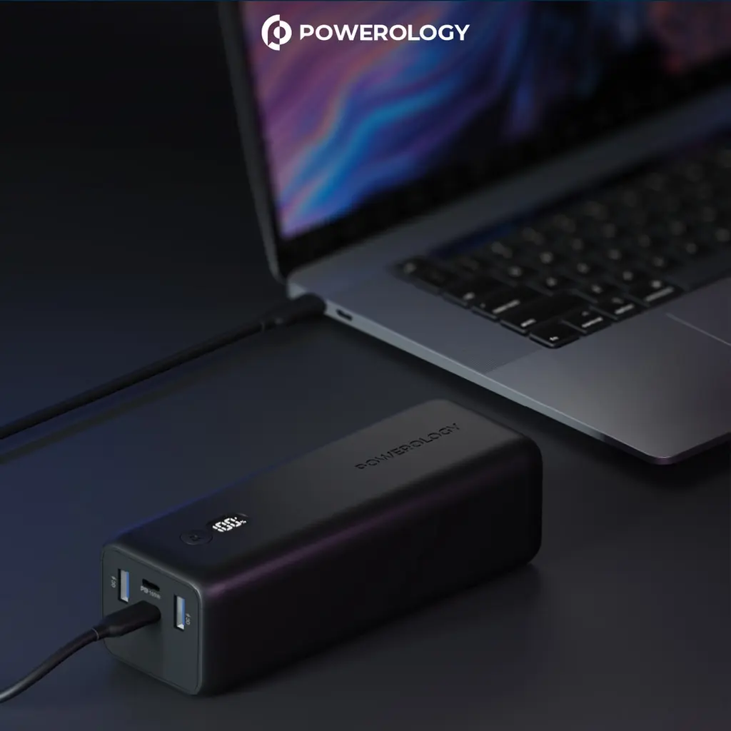 Powerology Onyx 30000mAh Dual USB-C Power Bank (1).webp