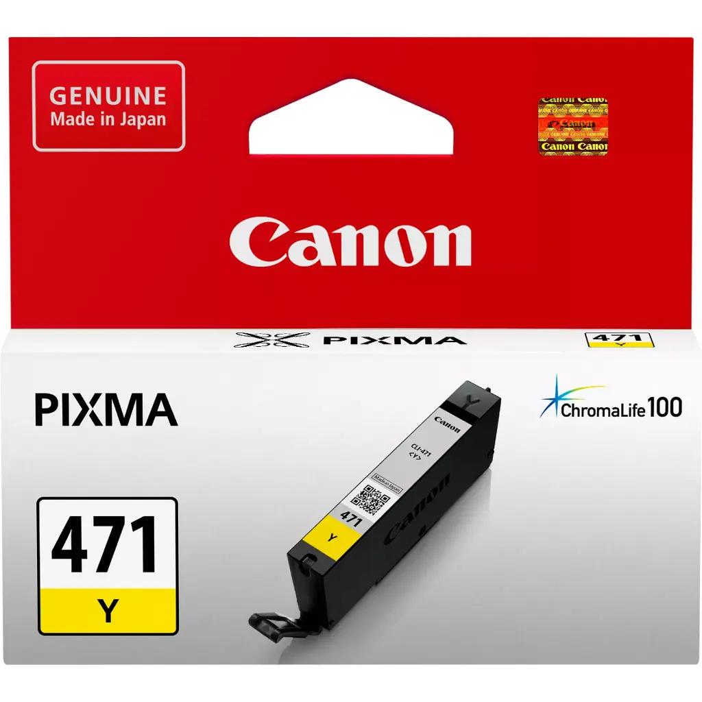 Canon Pixma 471 Yellow Ink Cartridge (CLI-471Y) PR — photo 1