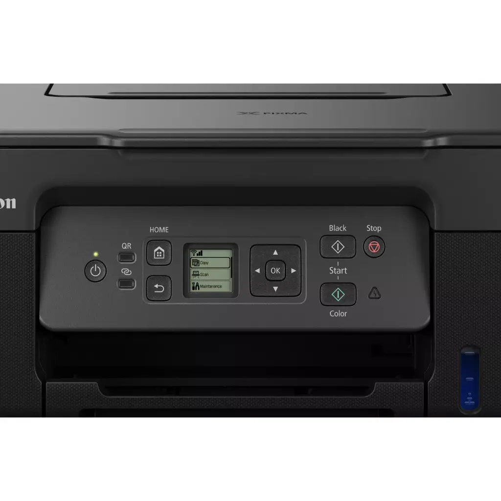 canon-pixma-g3570-wireless-colour-3-in-1-refillable-megatank-printer-black-product-front-view-with-display-zoomed-in.webp