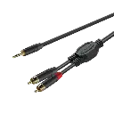 Roxtone G Series Audio Connection Cable 3.5 mm Stereo To 2RCA 1.5Mtr GPTC140L1.5 — photo 2