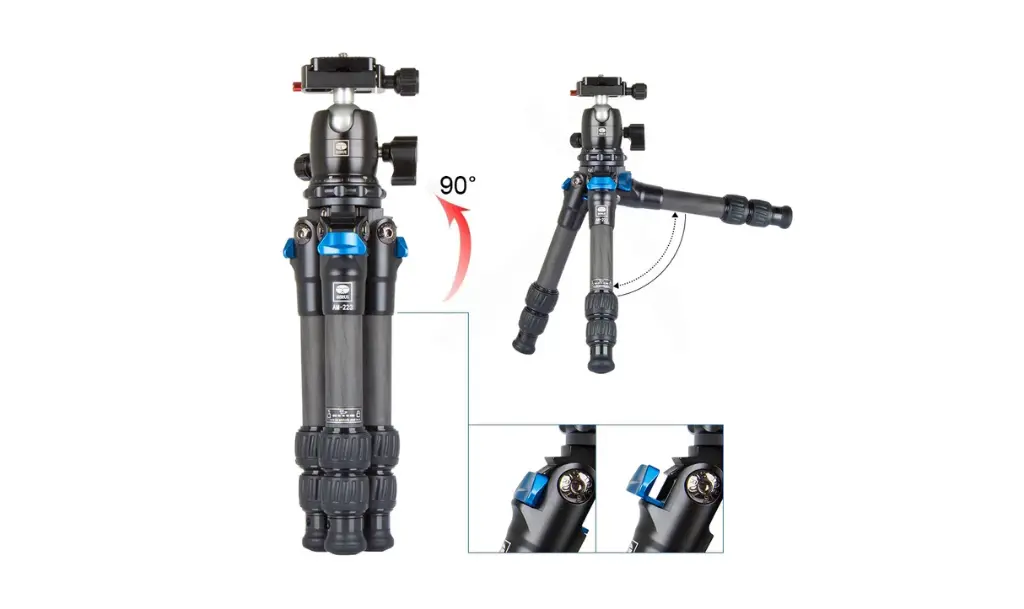 Sirui AM-223 Carbon Fiber Mini Travel Tripod with B-00K Ball Head AM-223+B-00K — photo 4