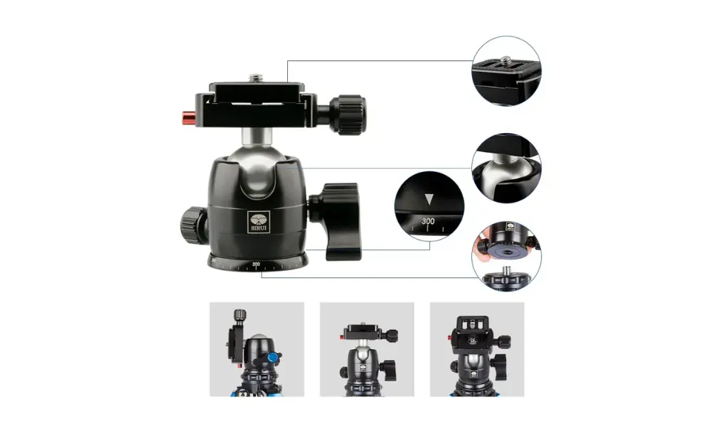 Sirui AM-223 Carbon Fiber Mini Travel Tripod with B-00K Ball Head AM-223+B-00K — photo 5