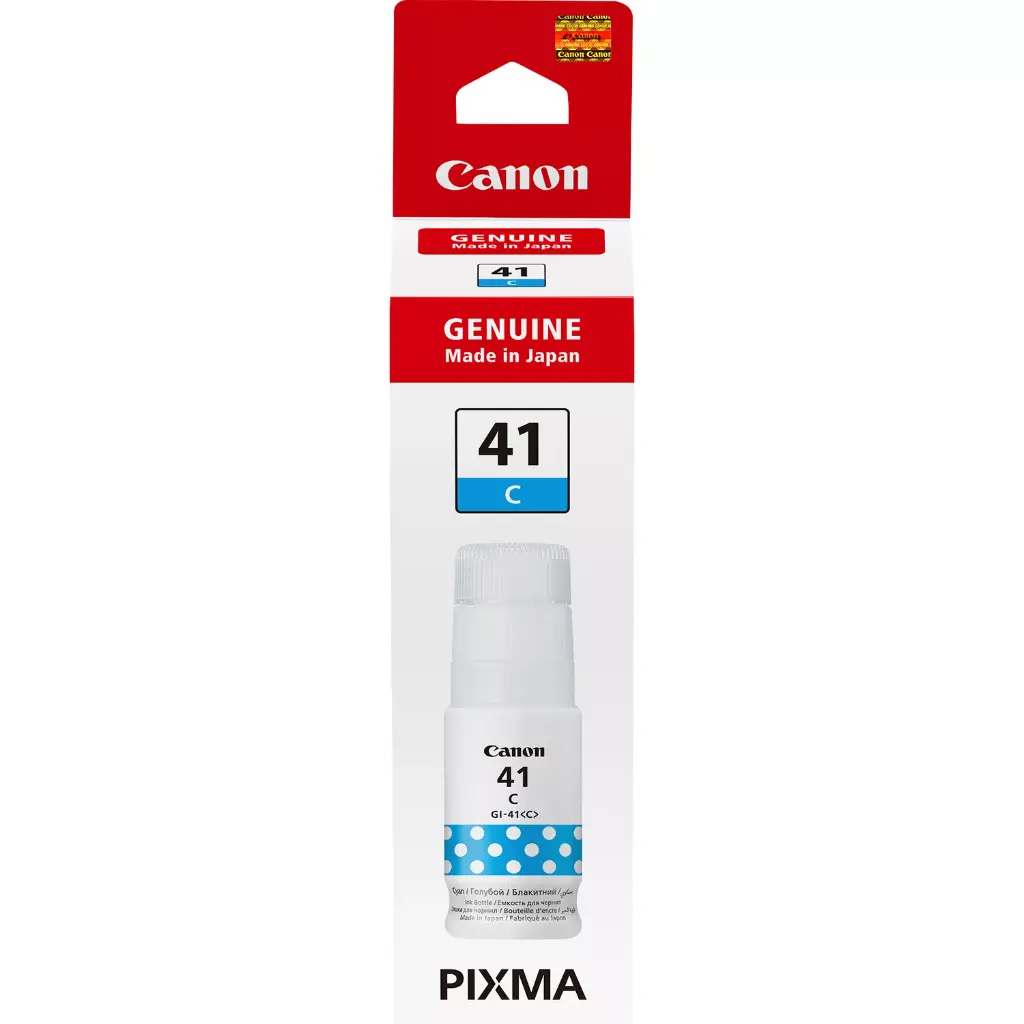 Canon Pixma GI-41C Genuine Cyan Ink Bottle — photo 1