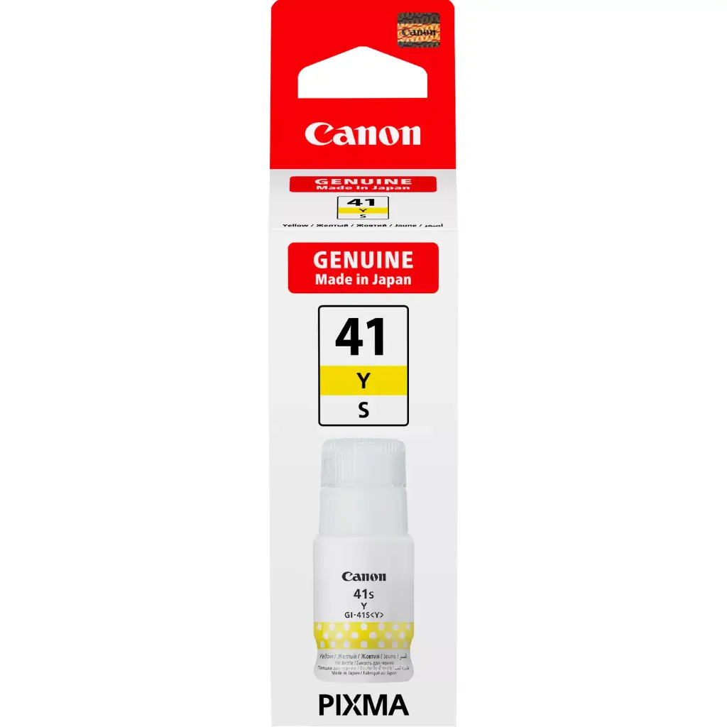 Canon Pixma GI-41Y Genuine Yellow Ink Bottle — photo 1