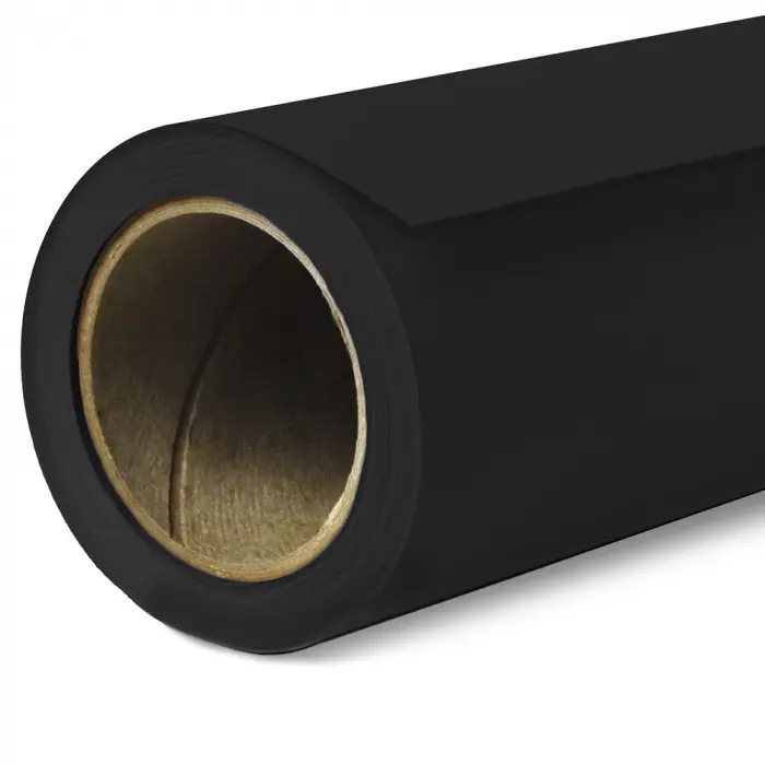 Savage Widetone Seamless Backdrop Paper – Black – 2.75×11m (20-12) — photo 1