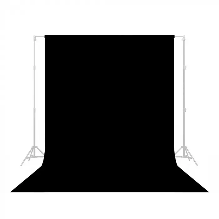 Savage Widetone Seamless Backdrop Paper – Black – 2.75×11m (20-12) — photo 2