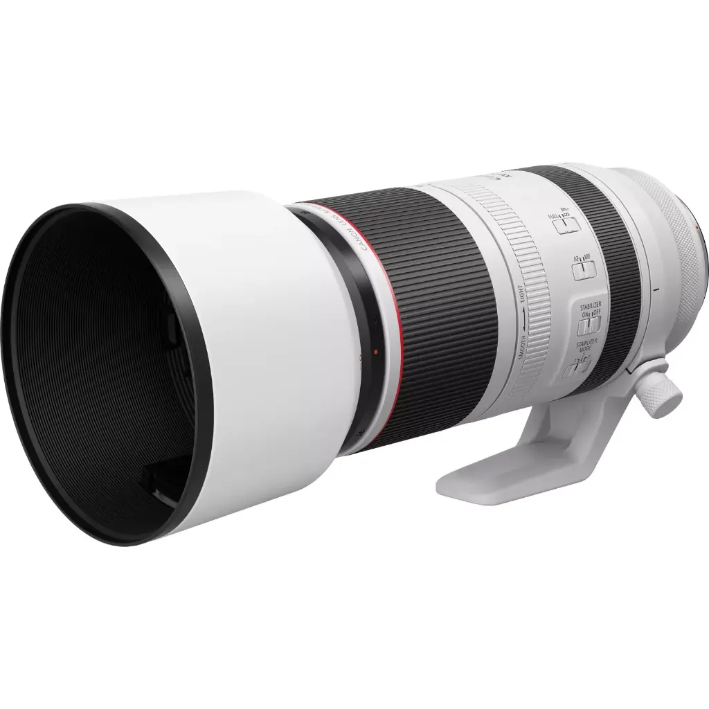 canon-rf-100-500mm-f4-5-7-1l-is-usm-lens-product-diagonal-view-with-the-hood-and-tripod-mount.webp