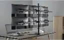 Skill Touch SH 57 T06 Free Standing Pole Mount 6 Screen Monitor Tabletop Stand, Suitable — photo 2