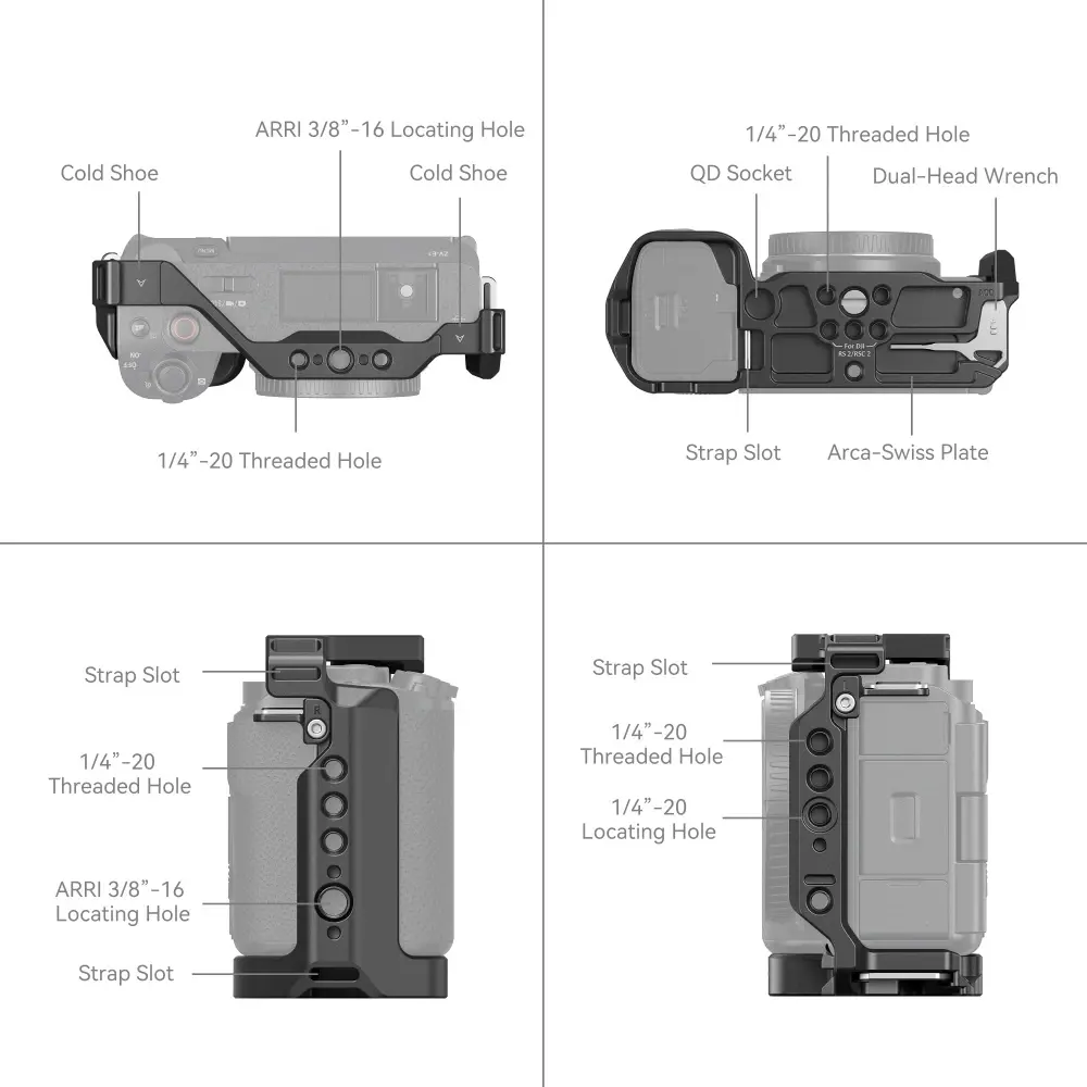 SmallRig 4256 Cage Kit for Sony ZV-E1 — photo 3