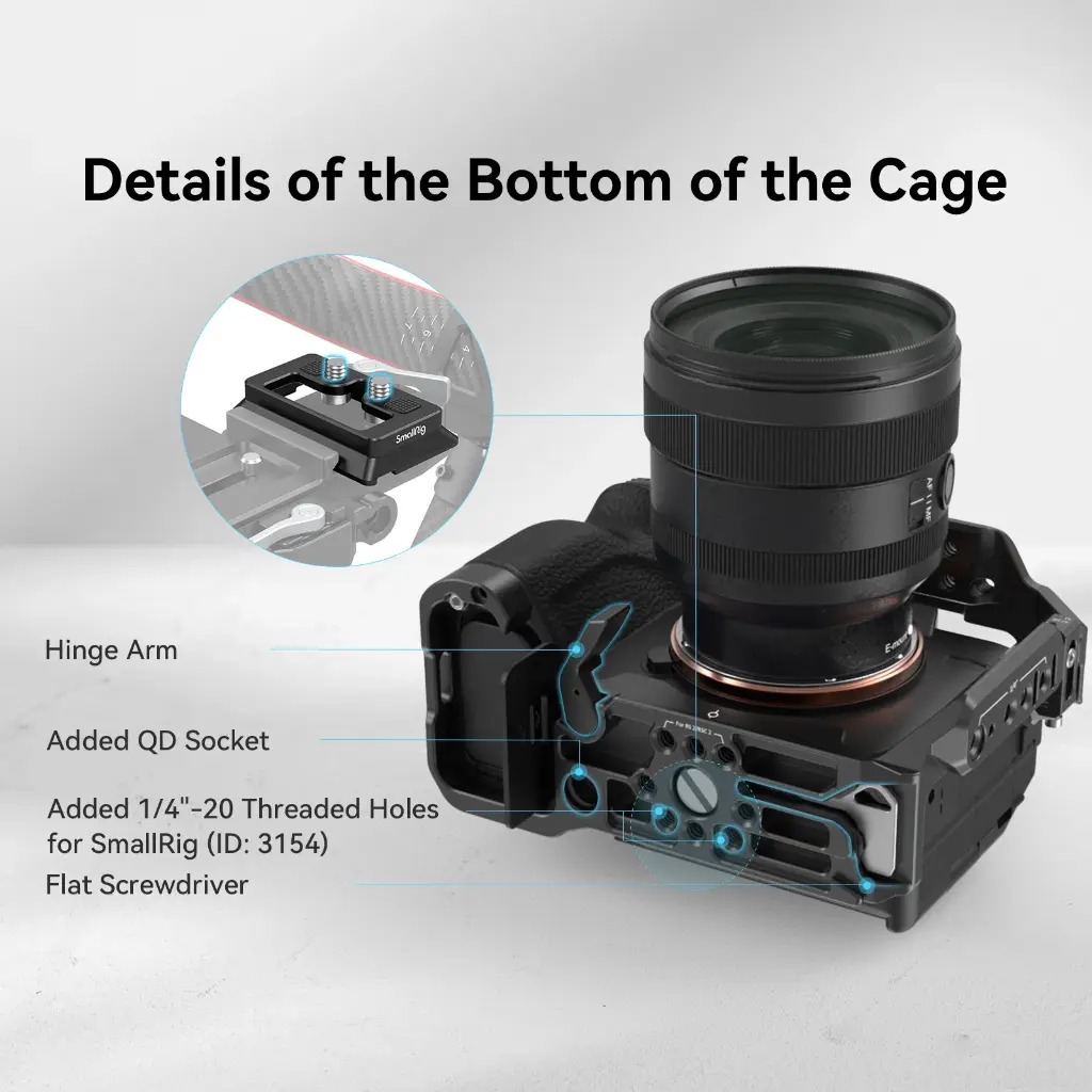 SmallRig Advanced Cage Kit for Sony Alpha A7RV A7IV A7SIII 3669C — photo 2