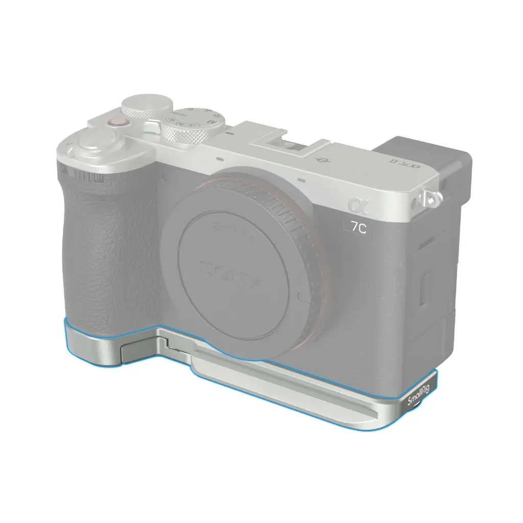 SmallRig Bottom Mount Plate for Sony Alpha 7C II / Alpha 7CR (Silver) 4439 — photo 2