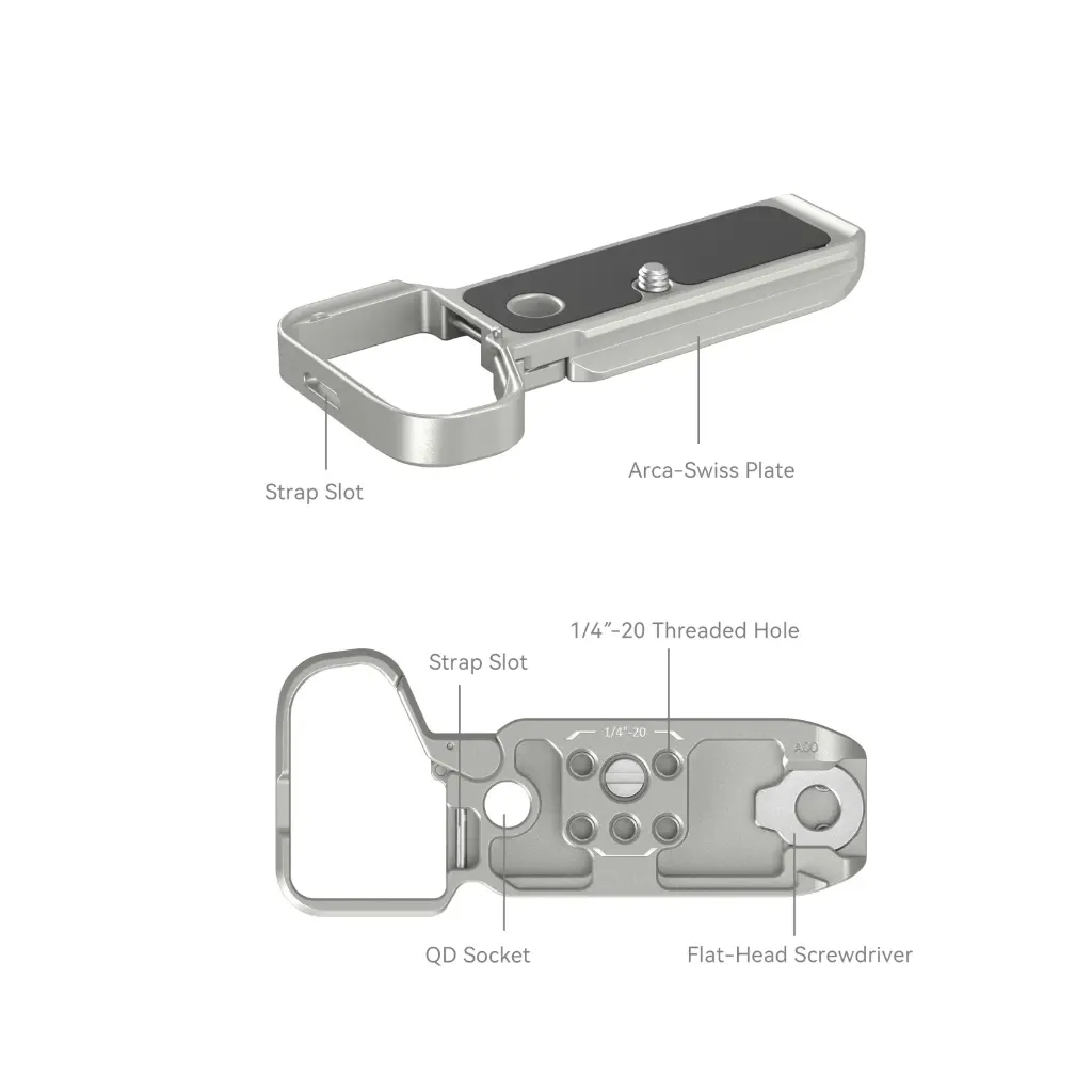 SmallRig Bottom Mount Plate for Sony Alpha 7C II / Alpha 7CR (Silver) 4439 — photo 3