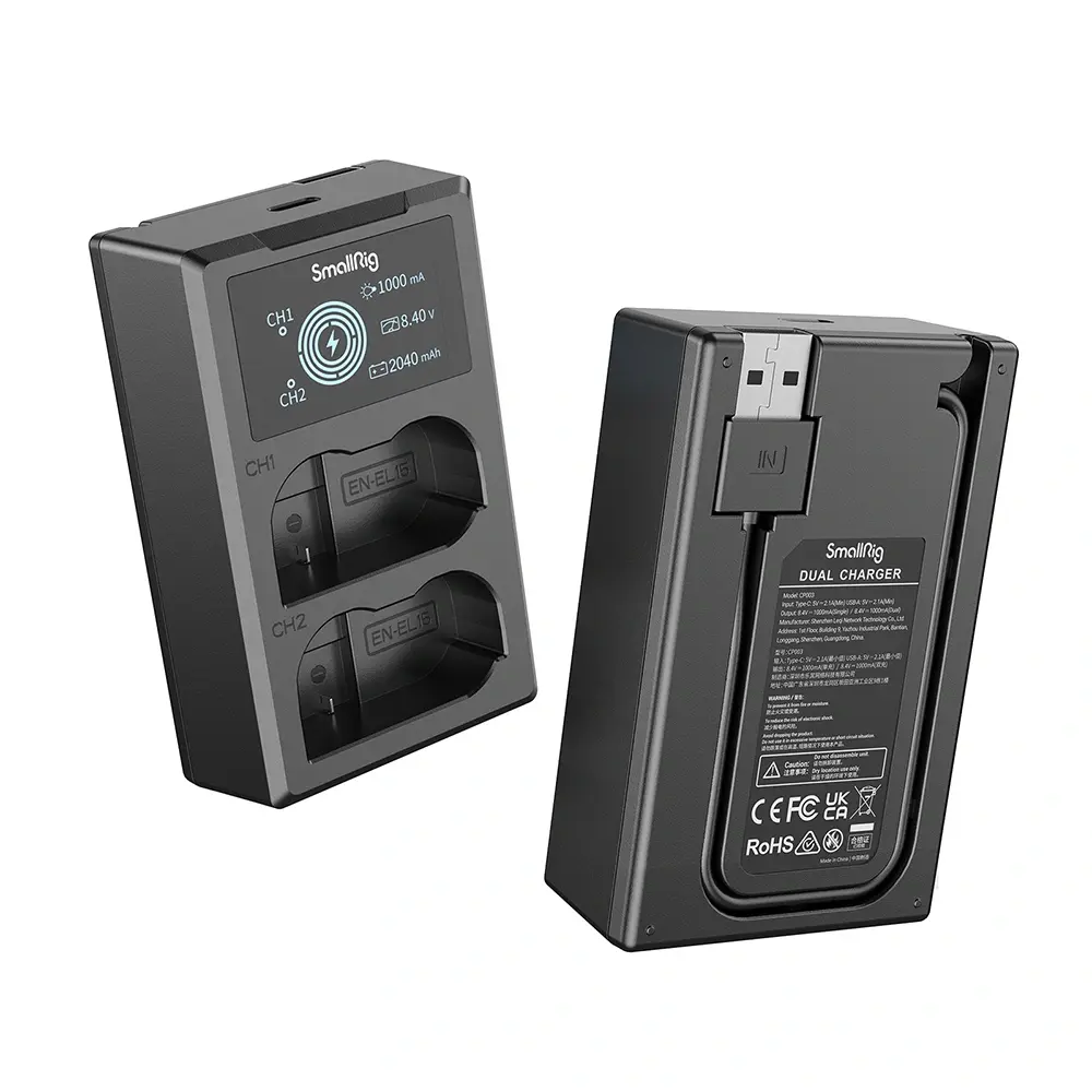 SmallRig EN-EL15 2-Battery Kit with Dual Charger 3820B — photo 2