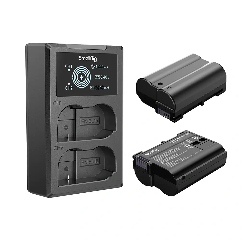 SmallRig EN-EL15 2-Battery Kit with Dual Charger 3820B — photo 3