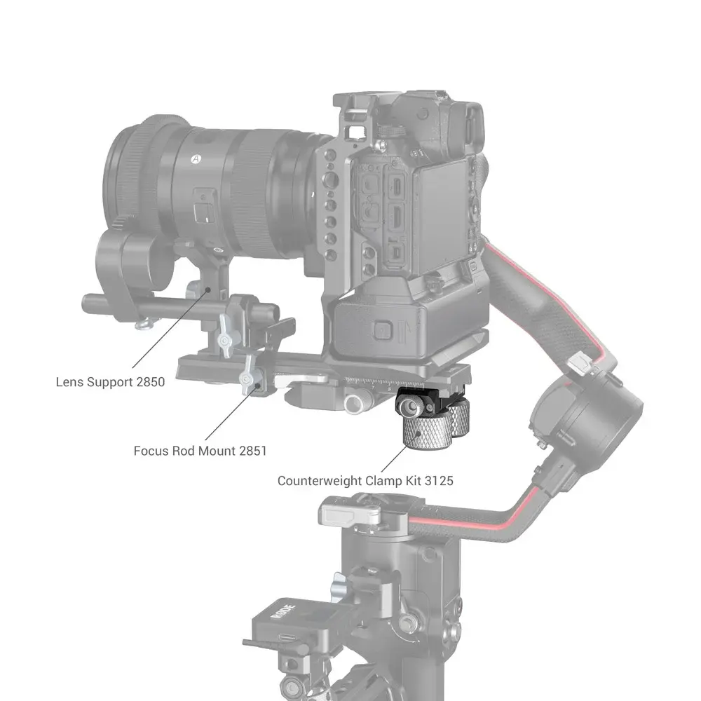 SmallRig Extended Quick Release Plate for DJI RS 2 / Ronin-S / RS 3 / RS 3 Pro 3031B — photo 4