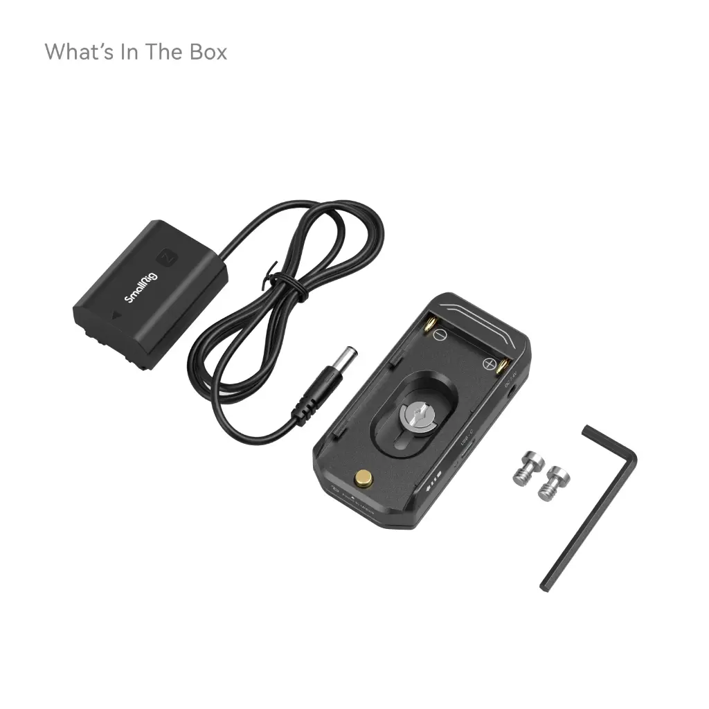 SmallRig L-Series/NP-F Battery Adapter Plate With NP-FZ100 Dummy Battery Kit (Advanced — photo 4