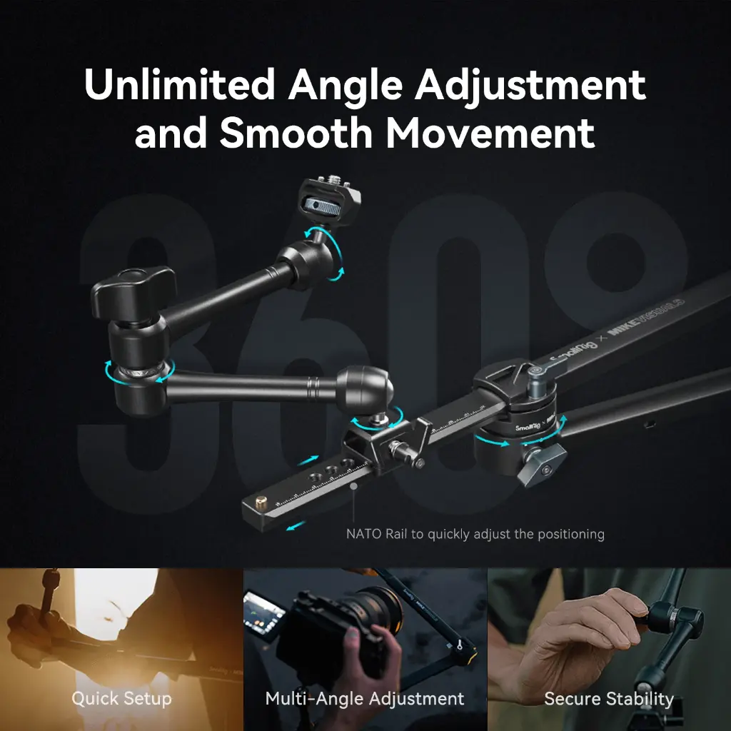 SmallRig MD4362 X Mikevisuals Extension Arm Tracking Shot Kit — photo 4
