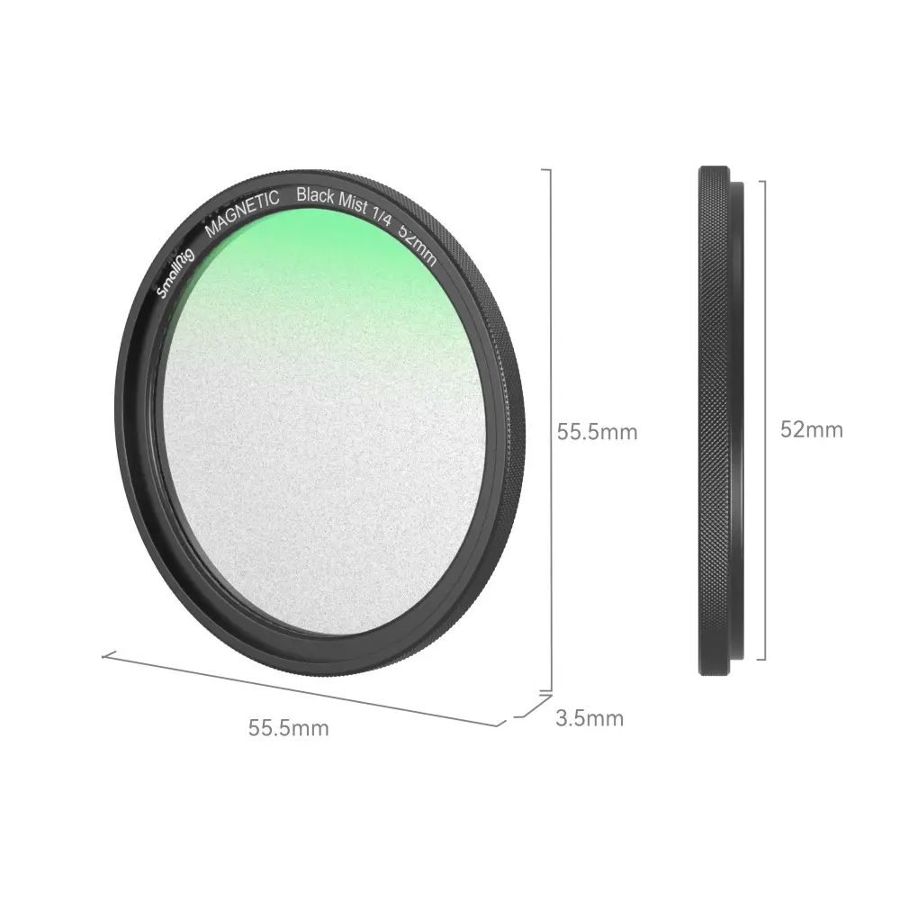 SmallRig MagEase Magnetic 1/4 Effect Black Mist Filter (52mm) 4217 — photo 4