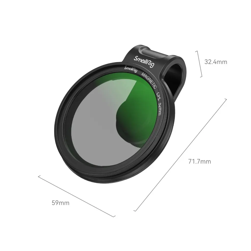 SmallRig MagEase Magnetic Smartphone CPL Filter Kit with 52mm Adapter 4389 — photo 5