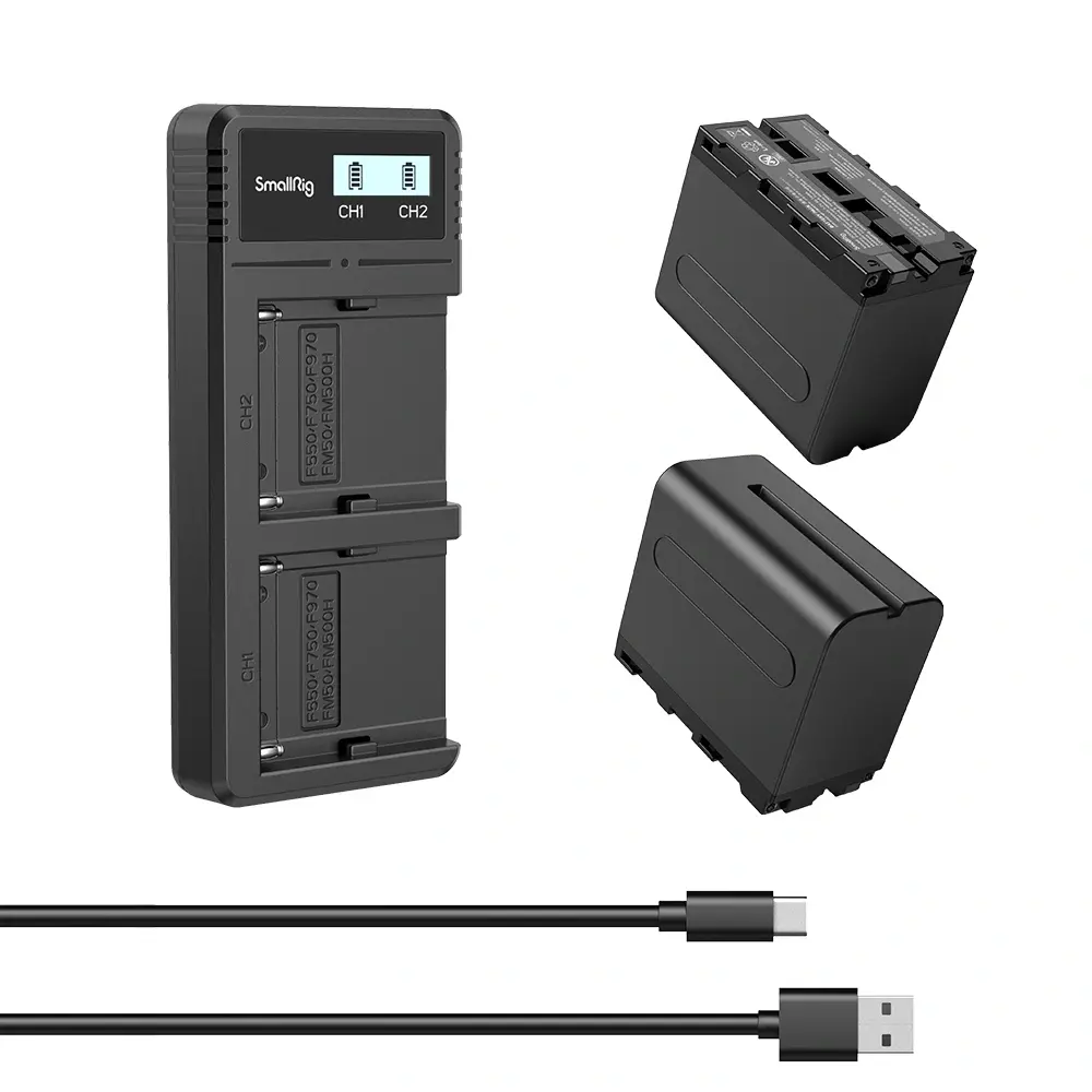 SmallRig NP-F970 Dual-Battery 7800mAh and Charger Kit 3823 — photo 3