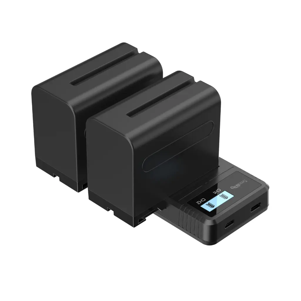 SmallRig NP-F970 Dual-Battery 7800mAh and Charger Kit 3823 — photo 1