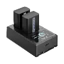 SmallRig NP-FW50 2-Battery Kit with Dual Charger 3818 — photo 1
