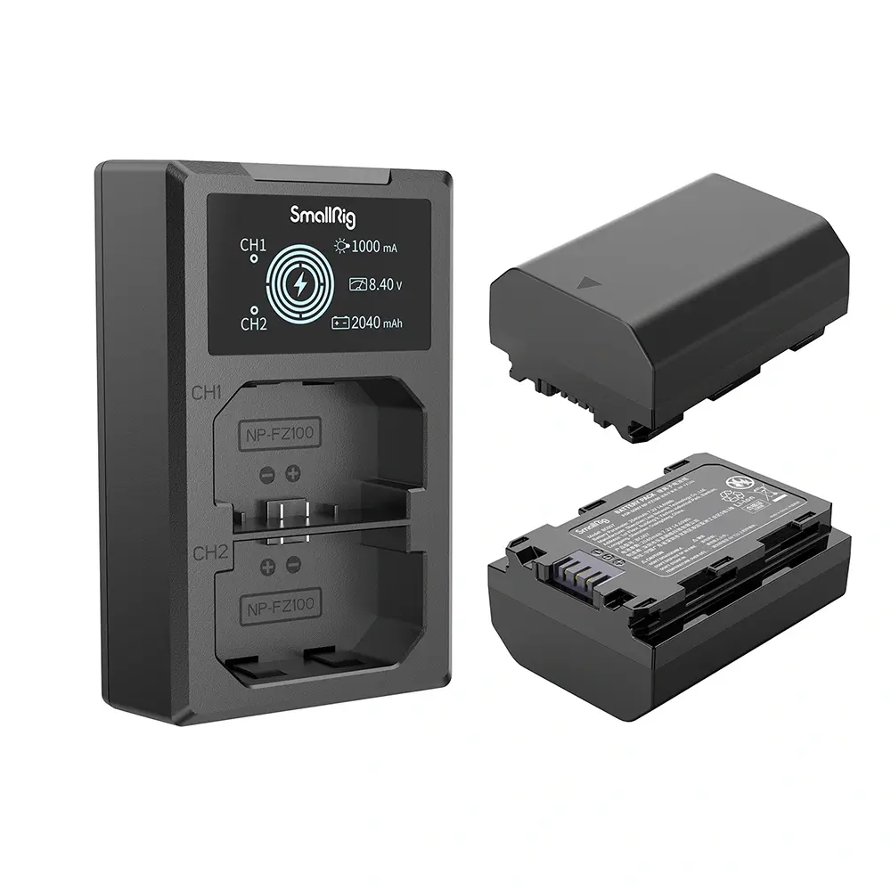 SmallRig NP-FZ100 2-Battery Kit with Dual Charger 3824B — photo 2