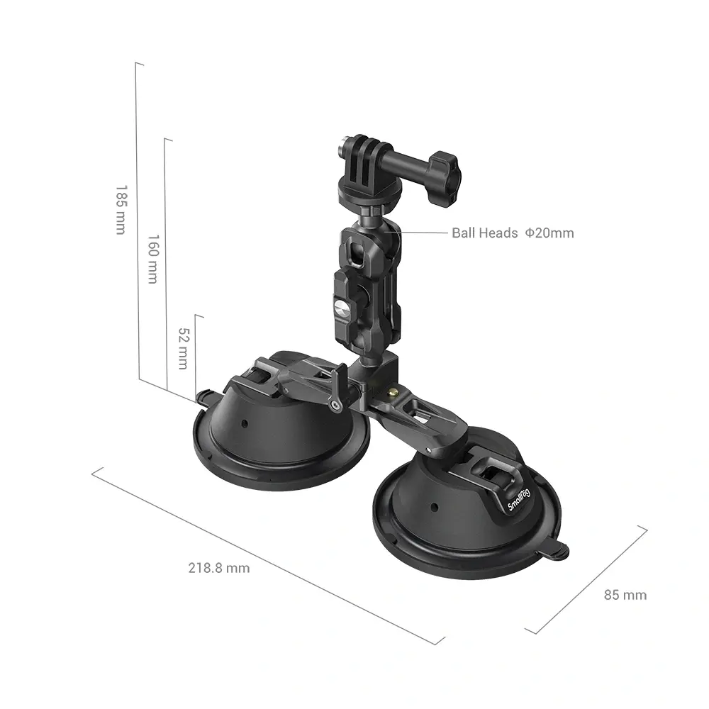 SmallRig SC-2K Portable Dual Suction Cup Camera Mount 3566 — photo 2