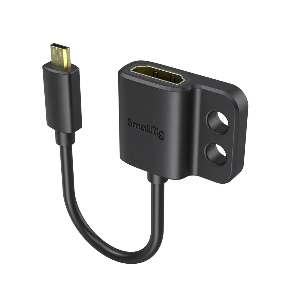 SmallRig Ultra Slim 4K HDMI Adapter Micro HDMI Male to Full HDMI Female (D TO A) 3021 — photo 2