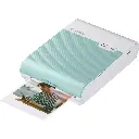canon-selphy-square-qx10-portable-colour-photo-wireless-printer-mint-green-product-front-view-with-print-out.webp