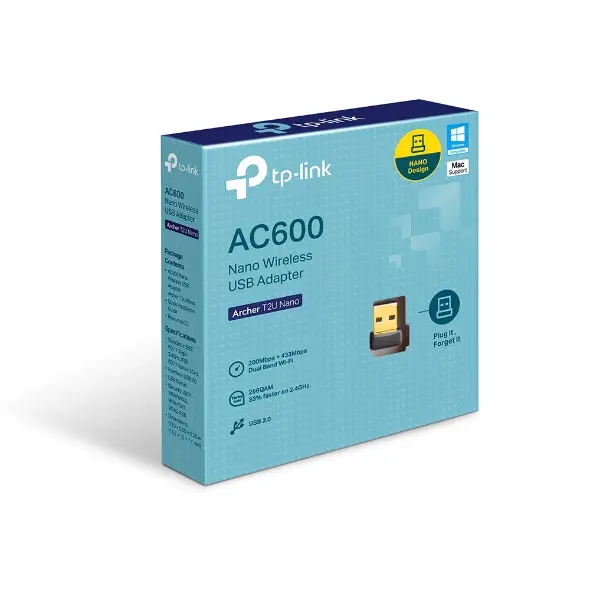 TP-Link Archer T2U Nano AC600 Nano Wireless USB Adapter 0152502260 — photo 3