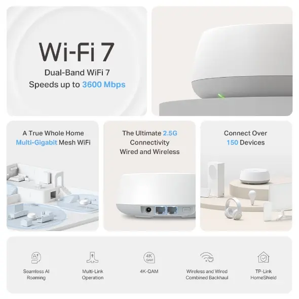 TP-Link Deco BE3600 Dual-Band Whole Home Mesh Wi-Fi 7 System 1750503208 — photo 4