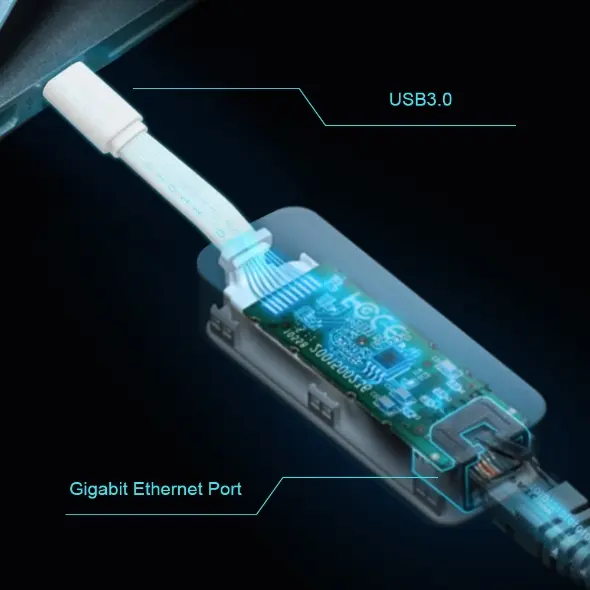 TP-Link USB-C to RJ45 Gigabit Ethernet Network Adapter UE300C — photo 4