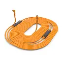 Tether Tools TetherPro USB-C Straight to Right-Angled Cable (31', High Visibility Orange) — photo 3