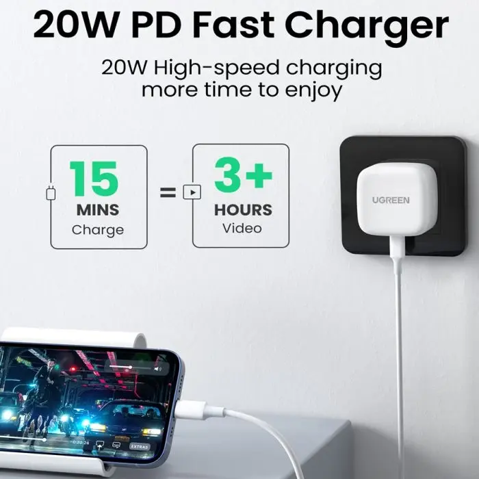 UGREEN CD137 20w USB-C PD Fast Charger 60451 — photo 3
