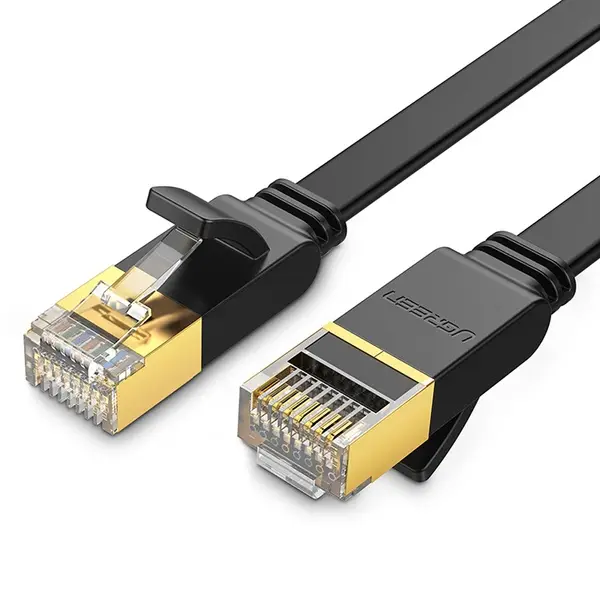 UGreen NW106 0.5mtr High Speed Gold Plated STP LAN Cat 7 Flat Cable — photo 1