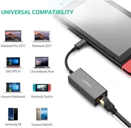UGreen US236 USB-C to Gigabit Ethernet Network Adapter 50307 — photo 4