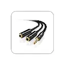 Ugreen 3.5mm Male to 2 Female Audio Cable Black 30620 — photo 1
