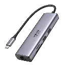 Ugreen CM512 7in1 USB-C Multi-functional Adapter with Ethernet Interface 60515 — photo 1