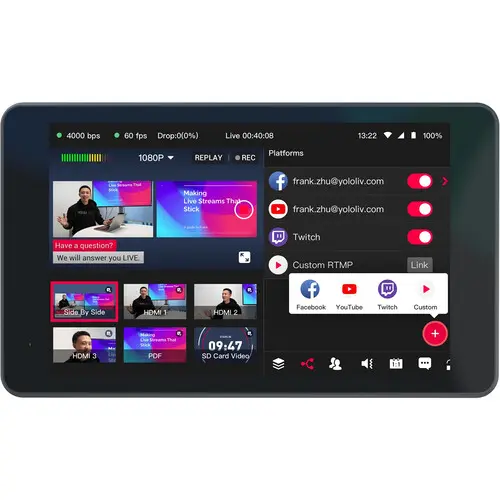 YoloLiv YoloBox Pro Portable Multi-Camera Encoder Streamer Switcher Monitor Recorder — photo 1