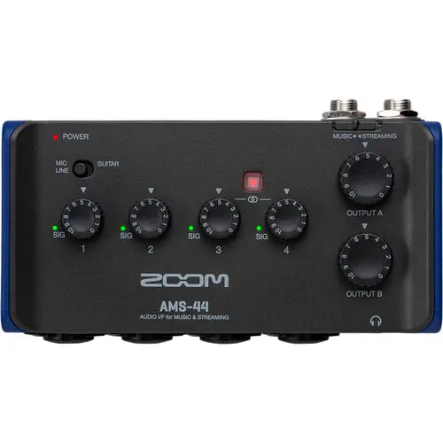 Zoom AMS-44 Audio Interface for Studio & Streaming AMS-44/220GL — photo 2
