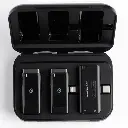 Powerology MFI Dual Connector Wireless Lavalier Microphone x2 Mic 2000mAh - Black.webp