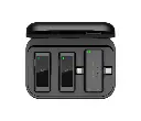 [PWMIC2BK] Powerology MFI Dual Connector Wireless Lavalier Microphone x2 Mic 2000mAh - Black.webp
