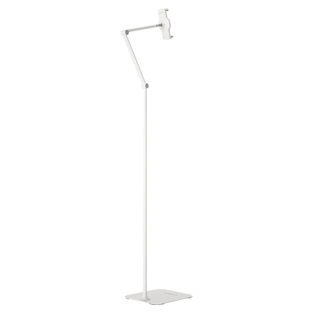 Powerology Adjustable And Rotatable Tablet Stand 170cm with Metal Base - White (1).webp